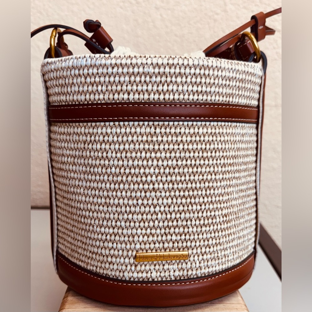 Rattan Bucket Bag House of Harlow 1960 - Picture 2 of 8